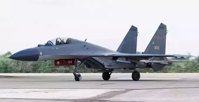 Chinese Shenyang J-11B  Yinglong or Responsive Dragon Tandem