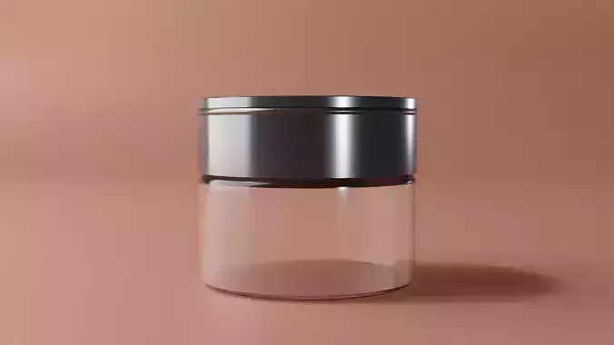 Cosmetic Jar Bottle model