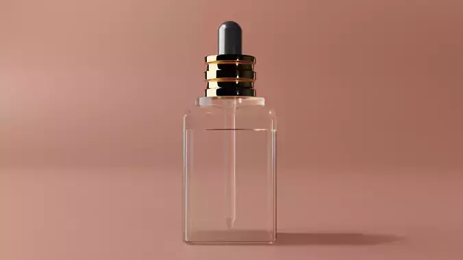 Cosmetic Serum Bottle model