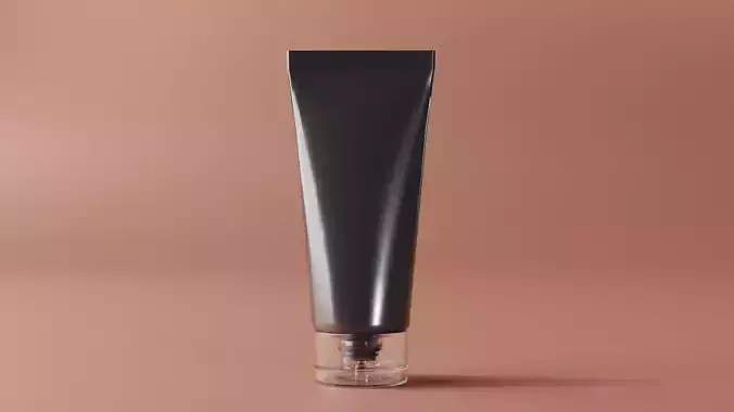 Cosmetic Cream Tube model