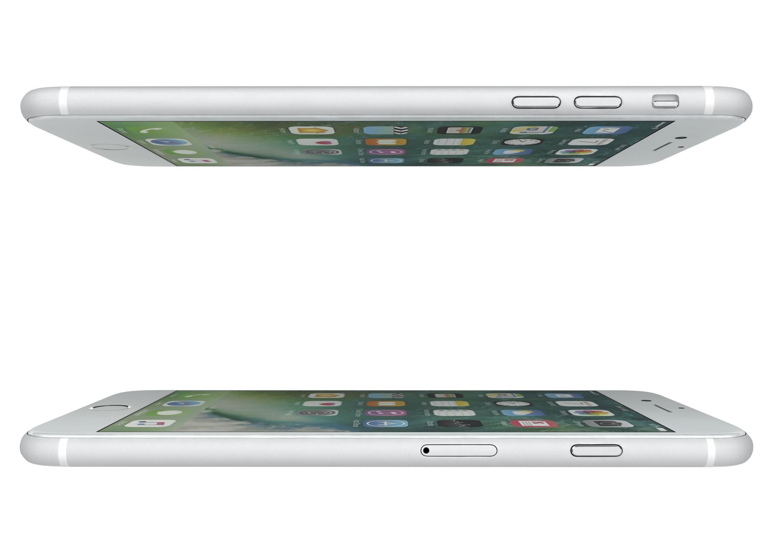 Apple iPhone 7 Plus Silver 3D model_3