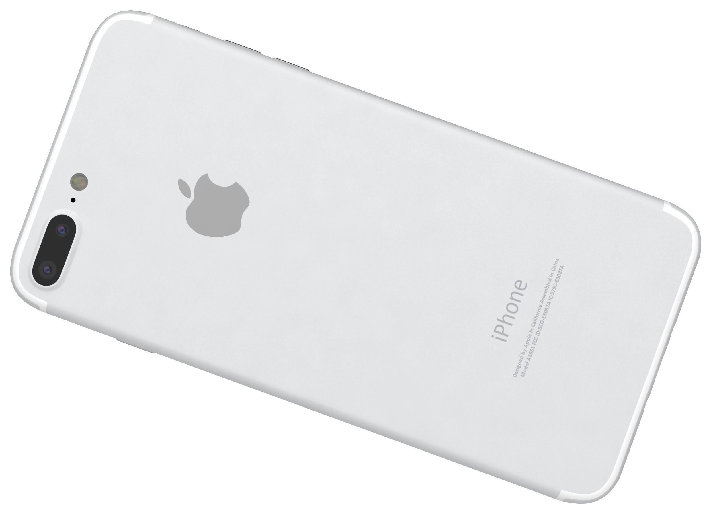 Apple iPhone 7 Plus Silver 3D model_5
