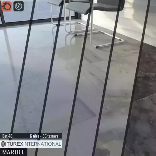 TUREX INTERNATIONAL Marble Tiles Set