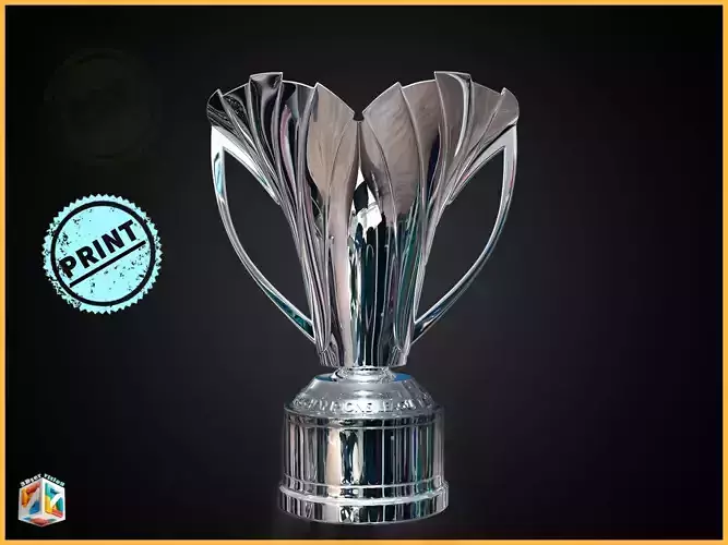 AFC asian champions league elite new trophy 3D print 3D model 3D