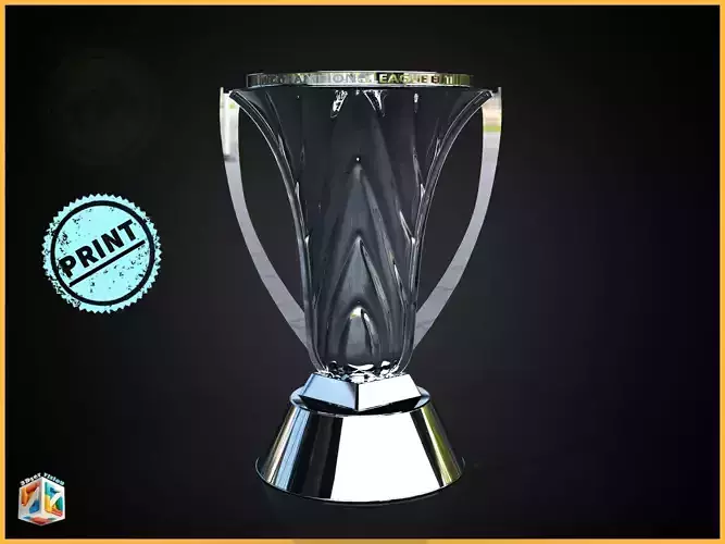 AFC asian champions league elite new trophy 3D print