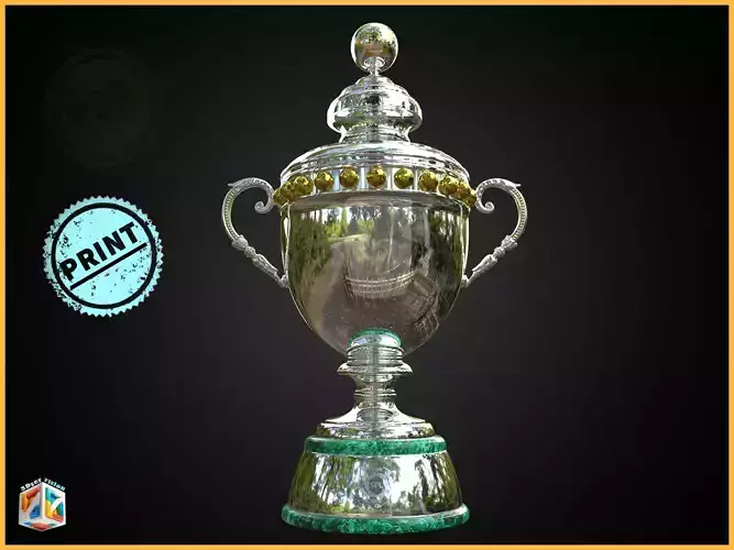 Saudi roshn league cup trophy Award 3D printable model