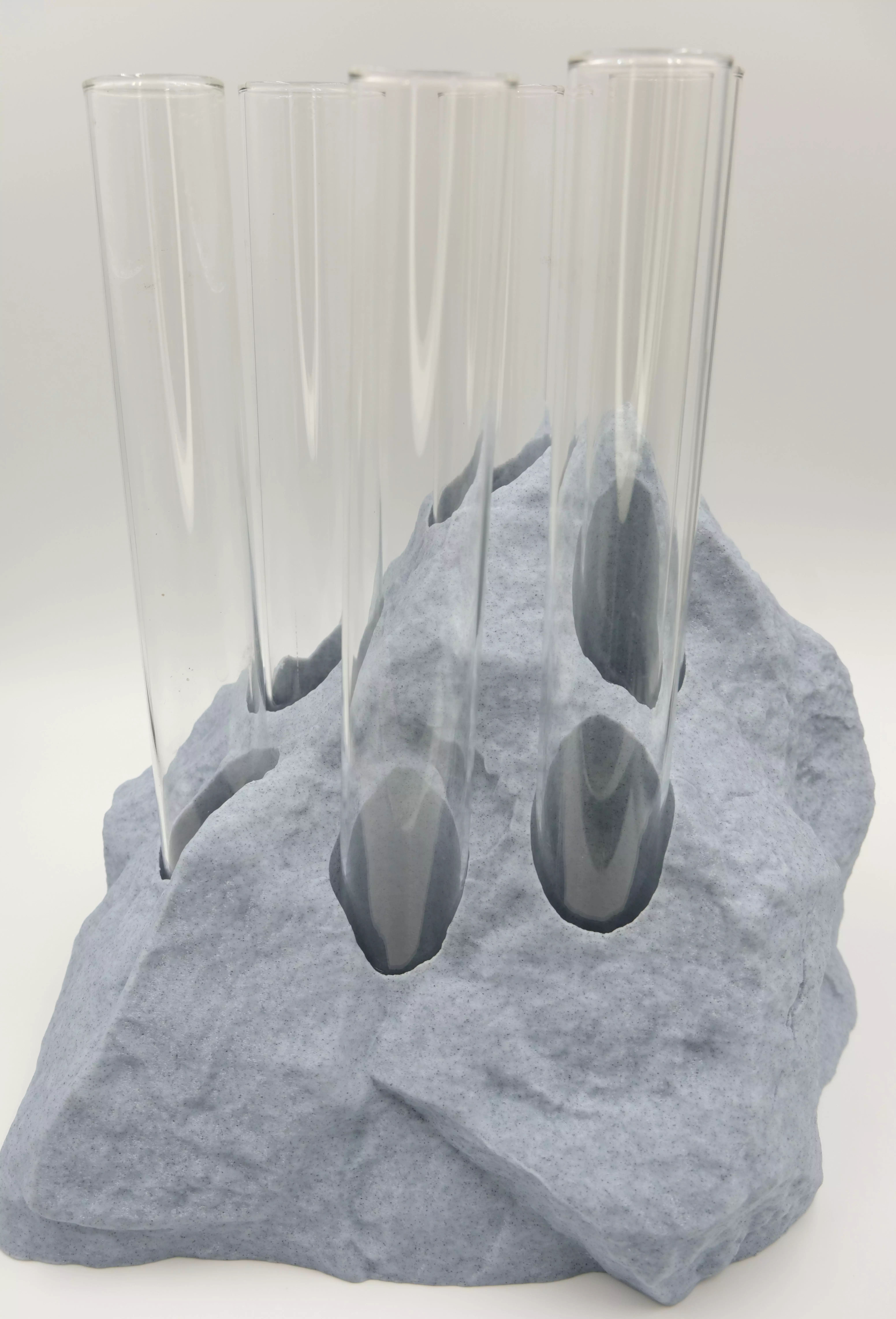 Stone Test Tube Holder 3D print model