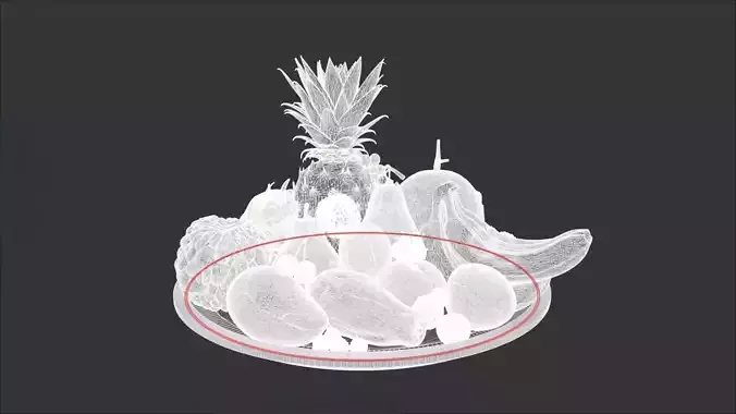 Luxurious Fruit Platter Arrangement - 30 Models 3D model 3