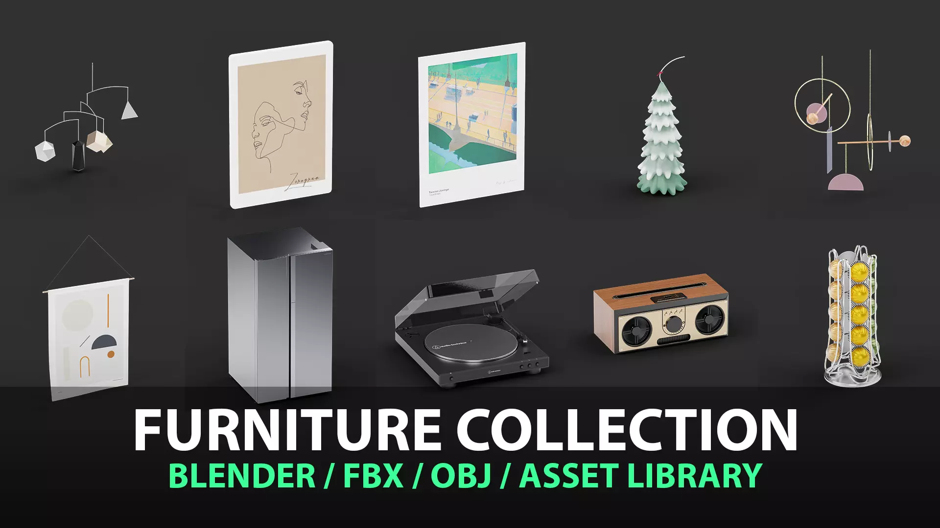 Decor Model Collection 365 3D model