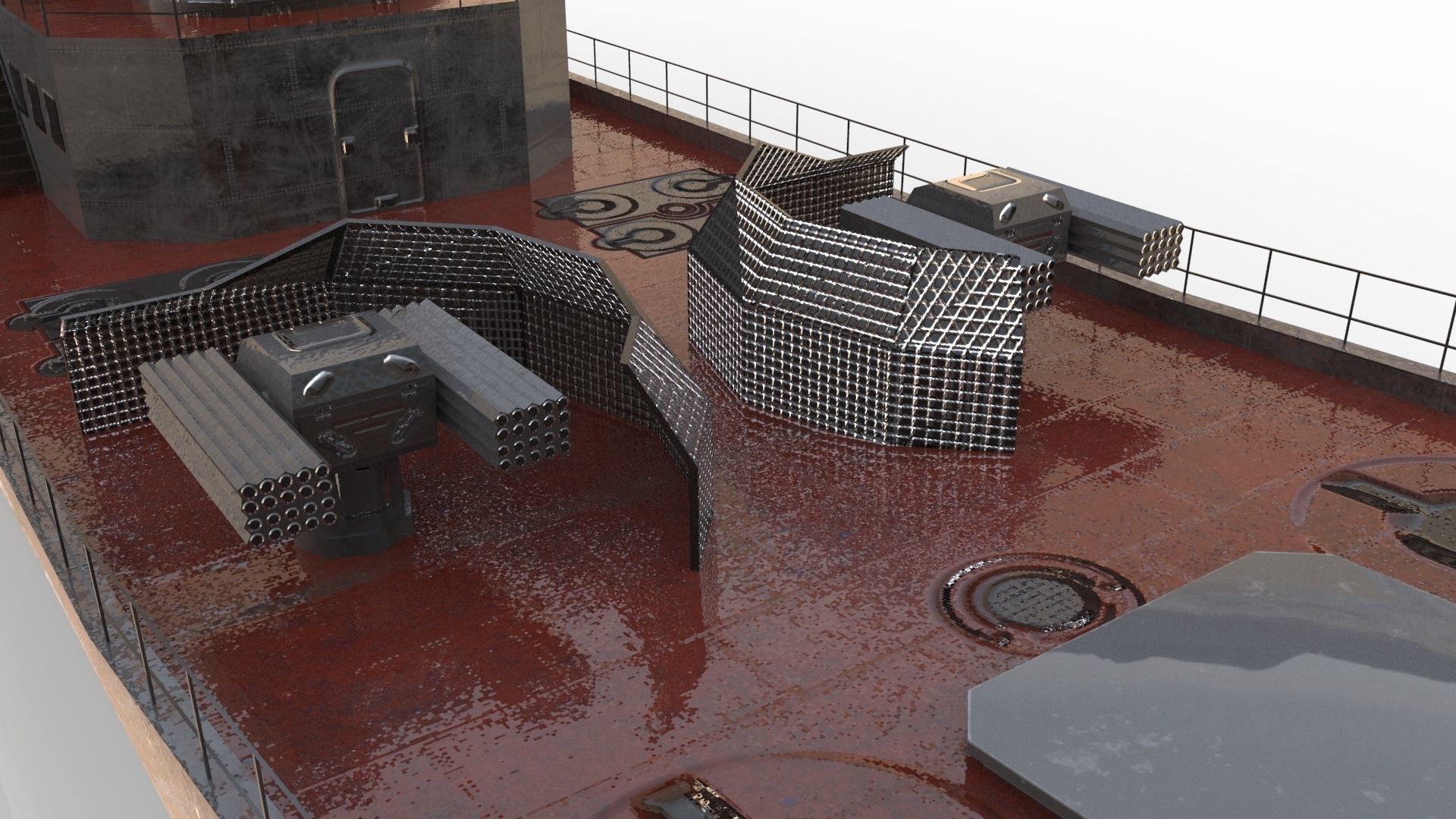 Ropucha Class Landing Ship Low-poly 3D model_7