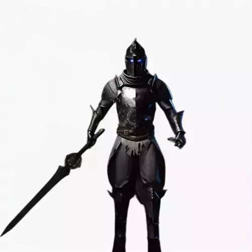 Ethereal Shadow Knight Glowing Armor