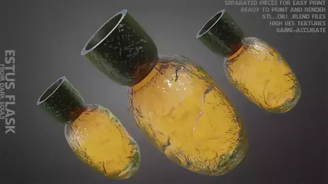 Dark Souls Estus Flask for Cosplay