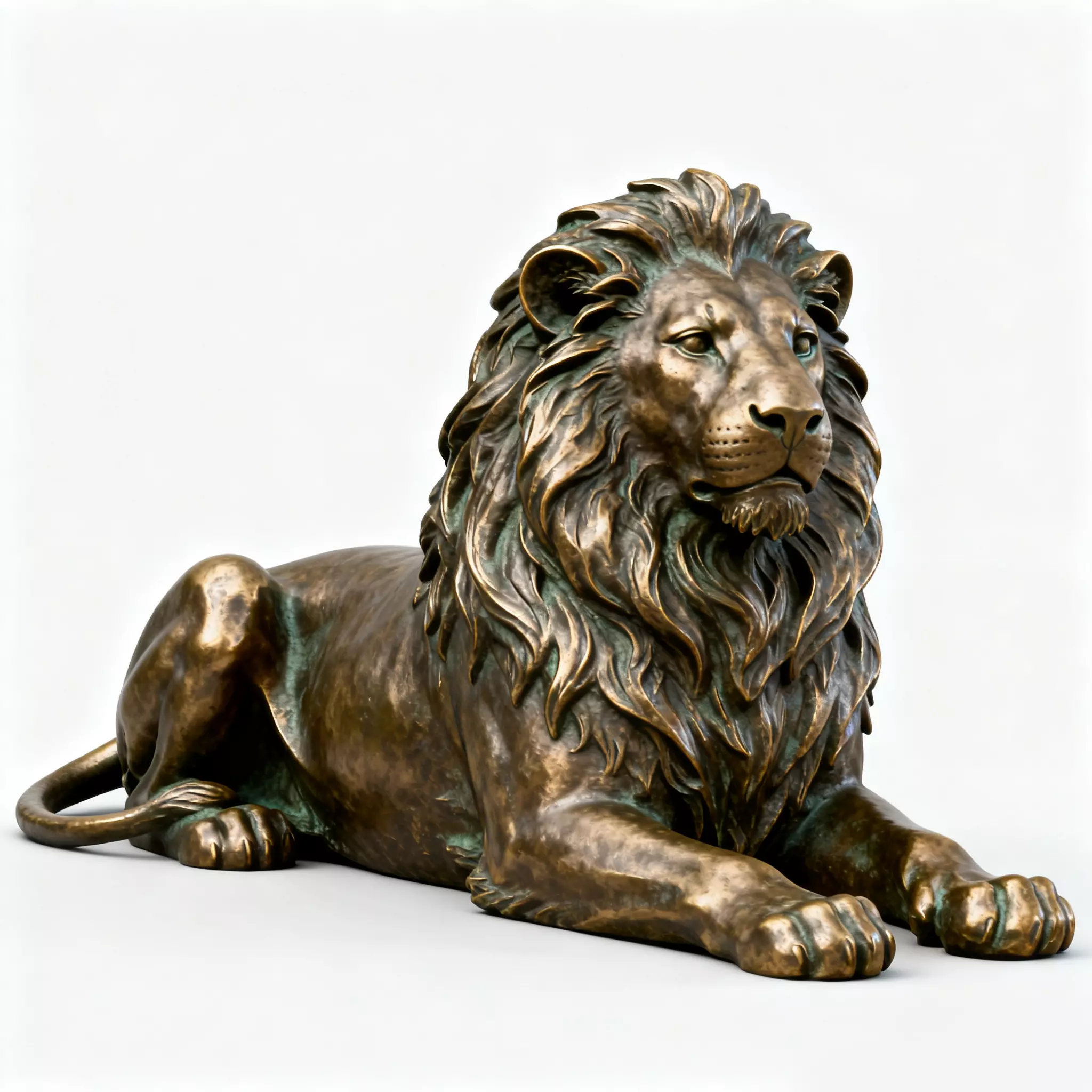 Lion sculpture 3D print model