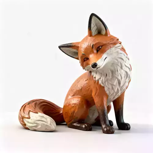 FOX sculpture