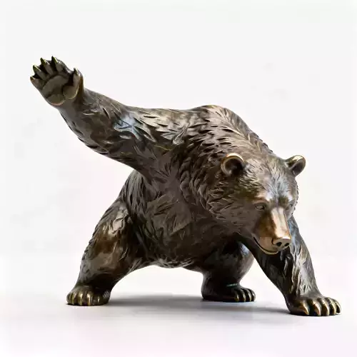 Bear sculpture