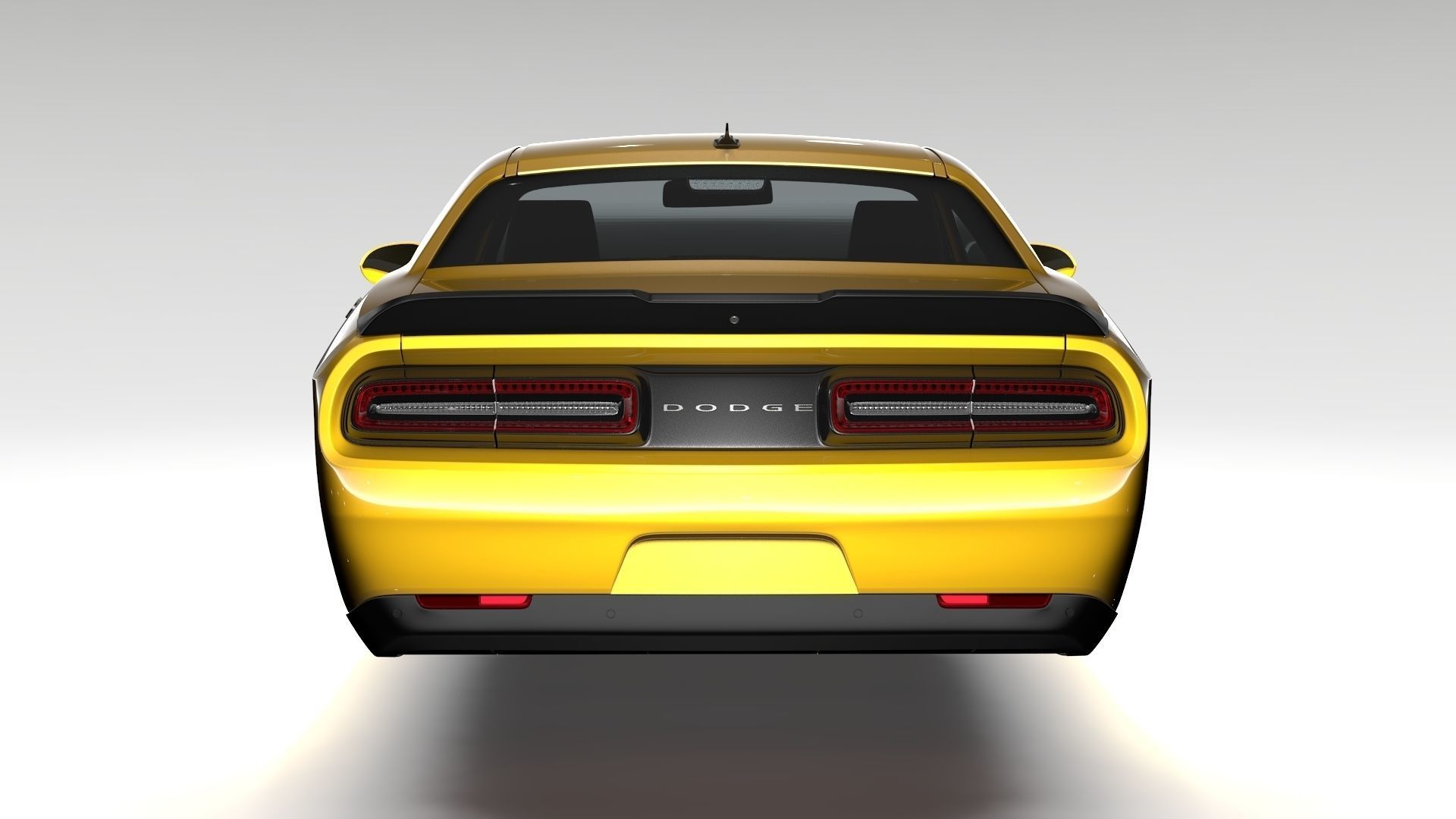 2015 Dodge Challenger 392 Shaker LC Flying 3D model_2
