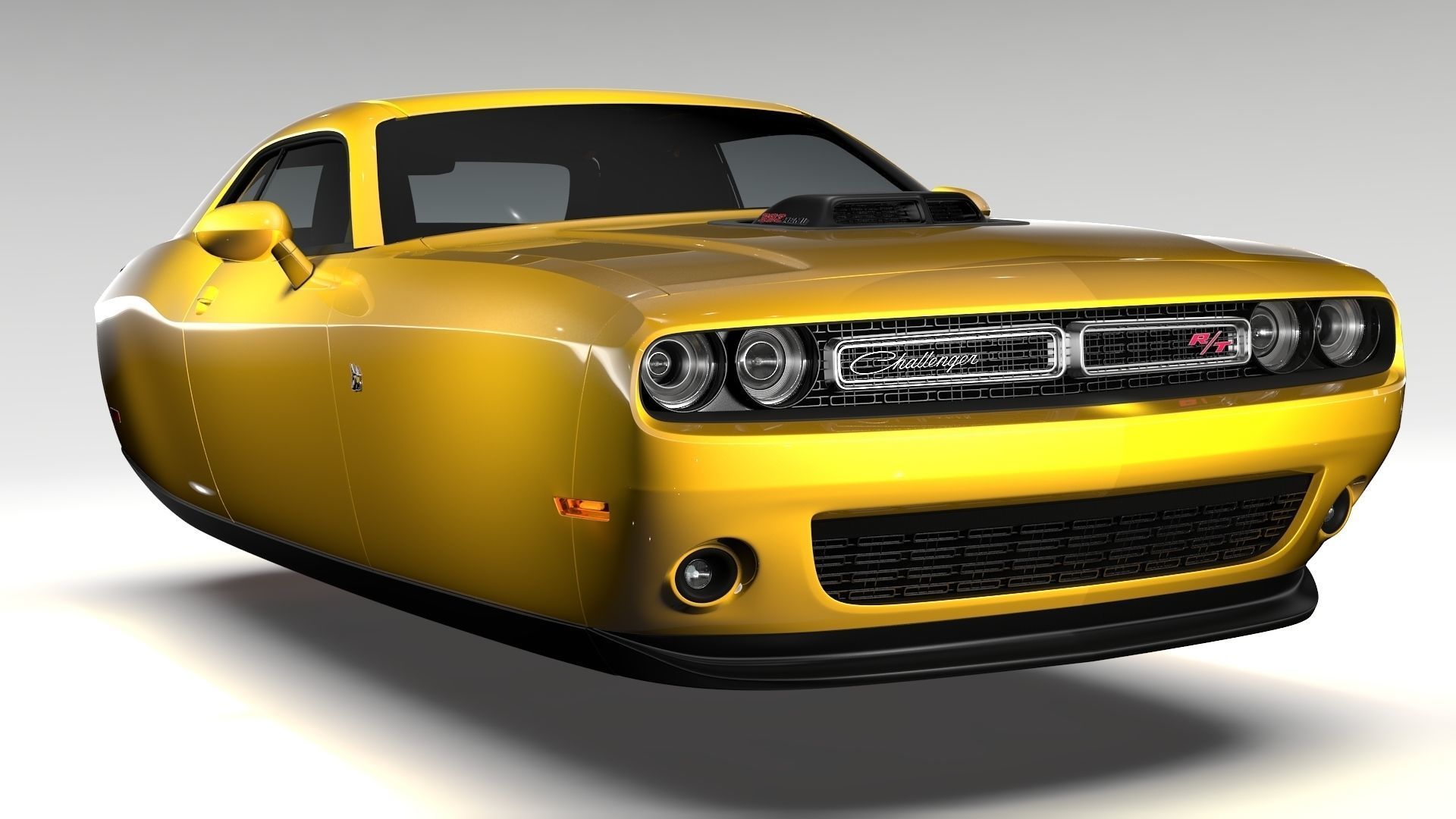 2015 Dodge Challenger 392 Shaker LC Flying 3D model_14