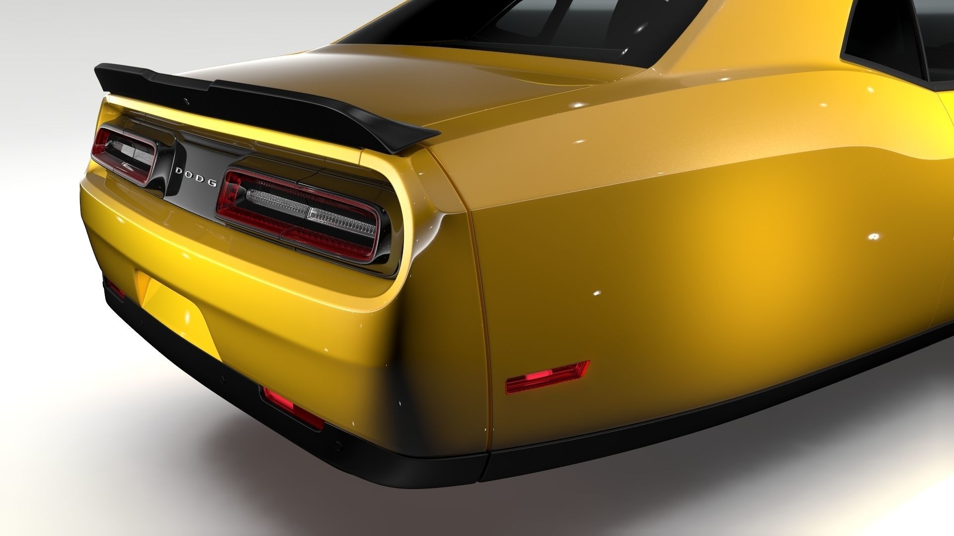 2015 Dodge Challenger 392 Shaker LC Flying 3D model_15