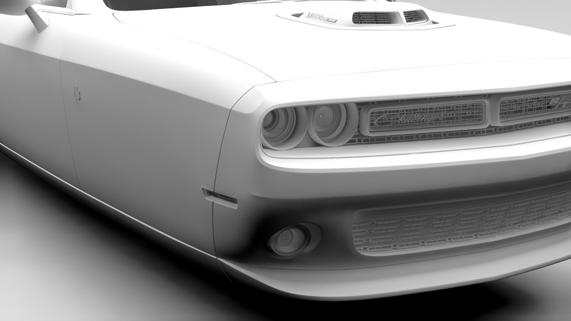 2015 Dodge Challenger 392 Shaker LC Flying 3D model_17