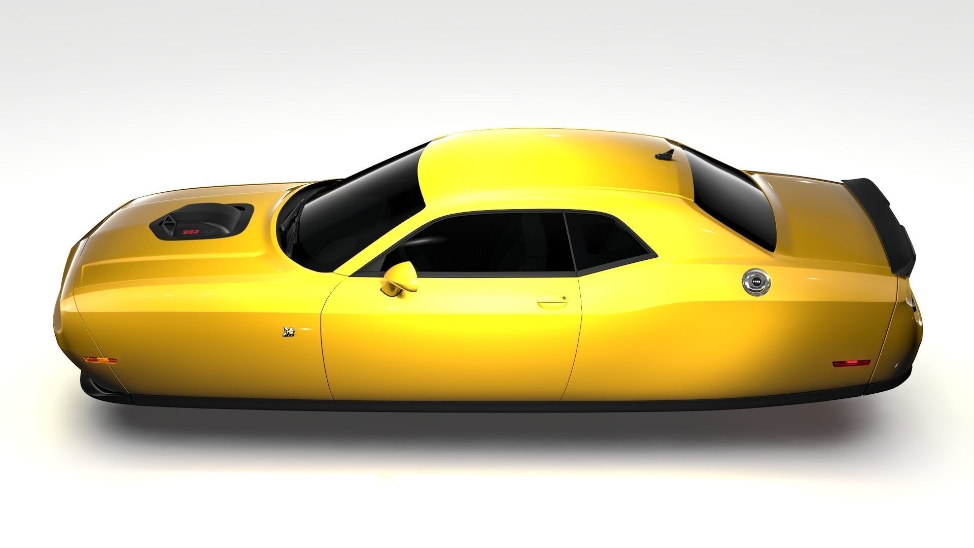 2015 Dodge Challenger 392 Shaker LC Flying 3D model_5