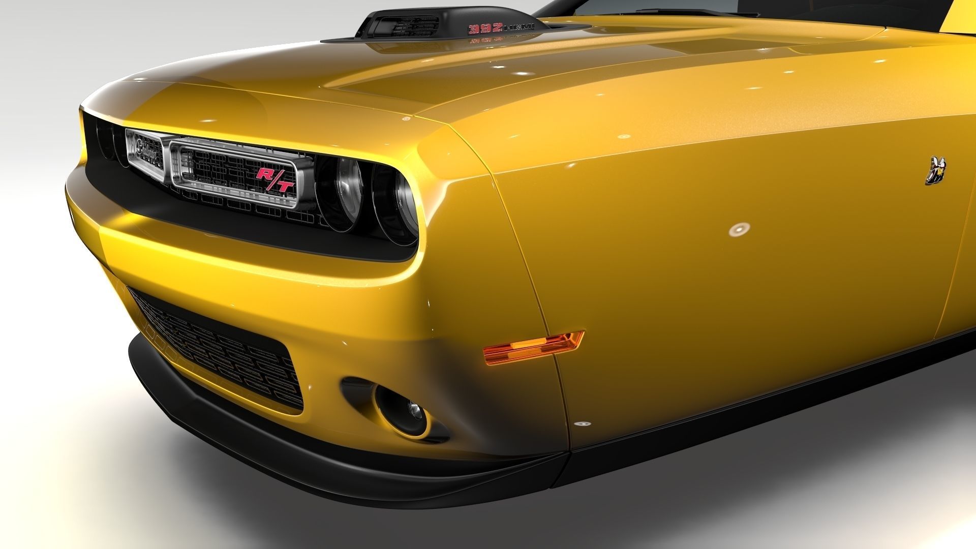 2015 Dodge Challenger 392 Shaker LC Flying 3D model_11