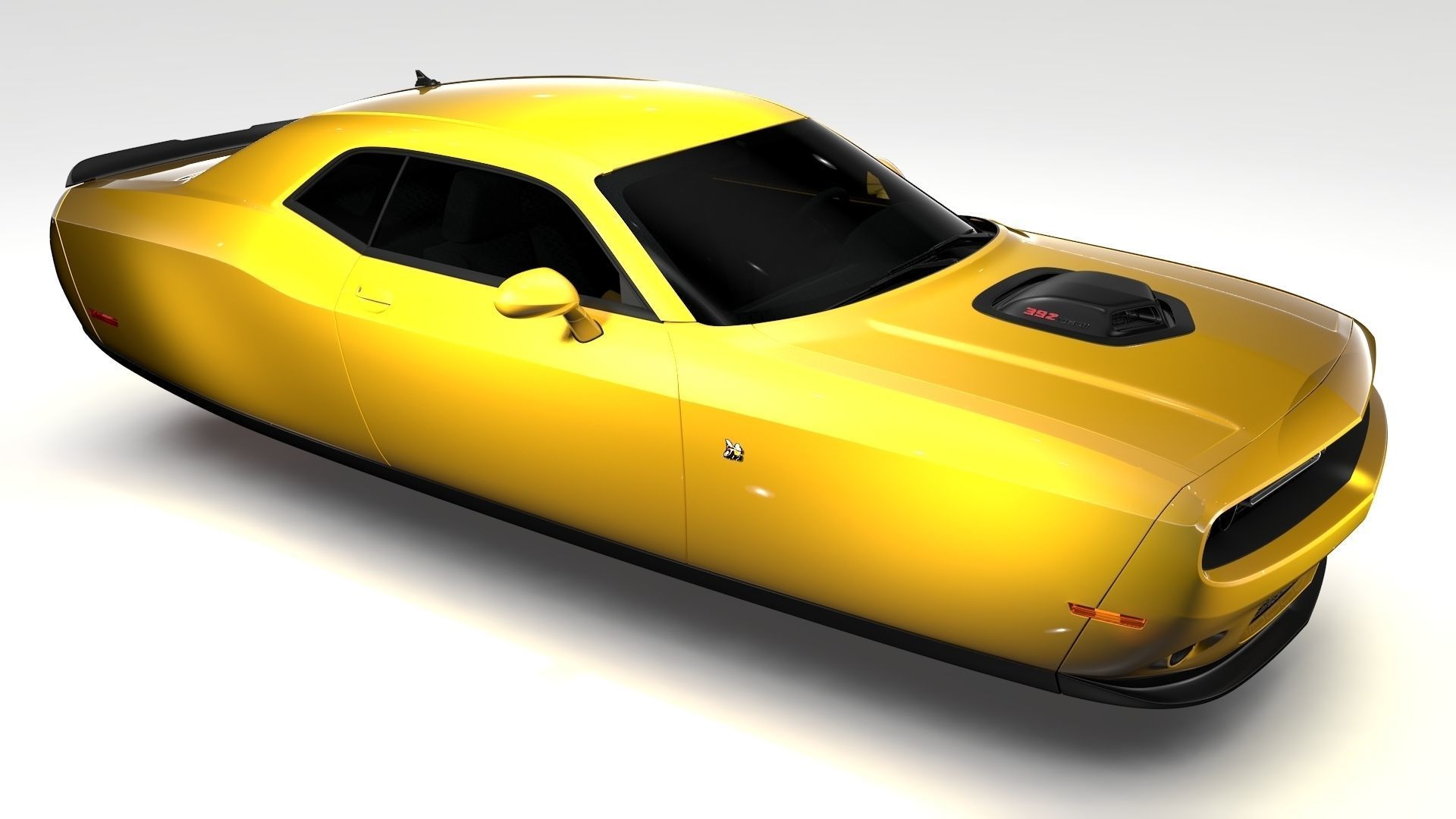 2015 Dodge Challenger 392 Shaker LC Flying 3D model_8