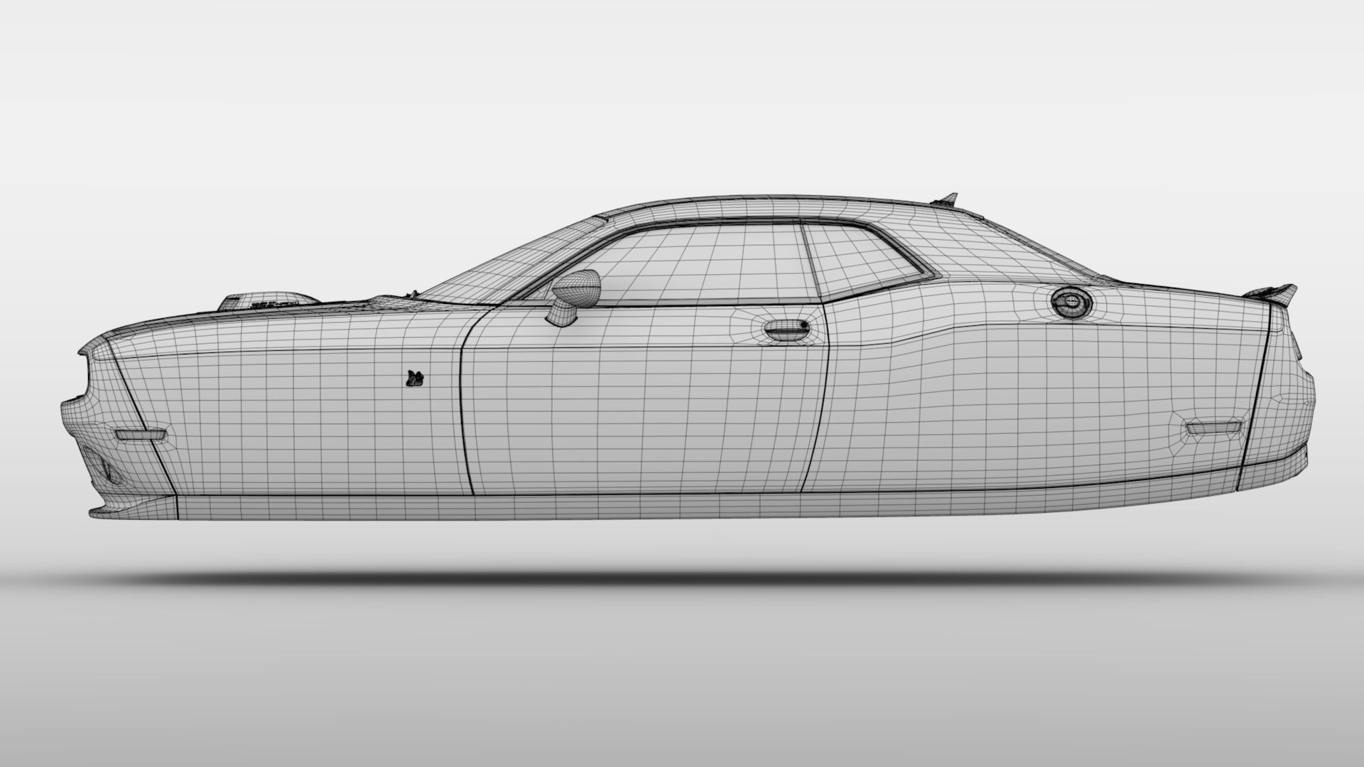 2015 Dodge Challenger 392 Shaker LC Flying 3D model_22