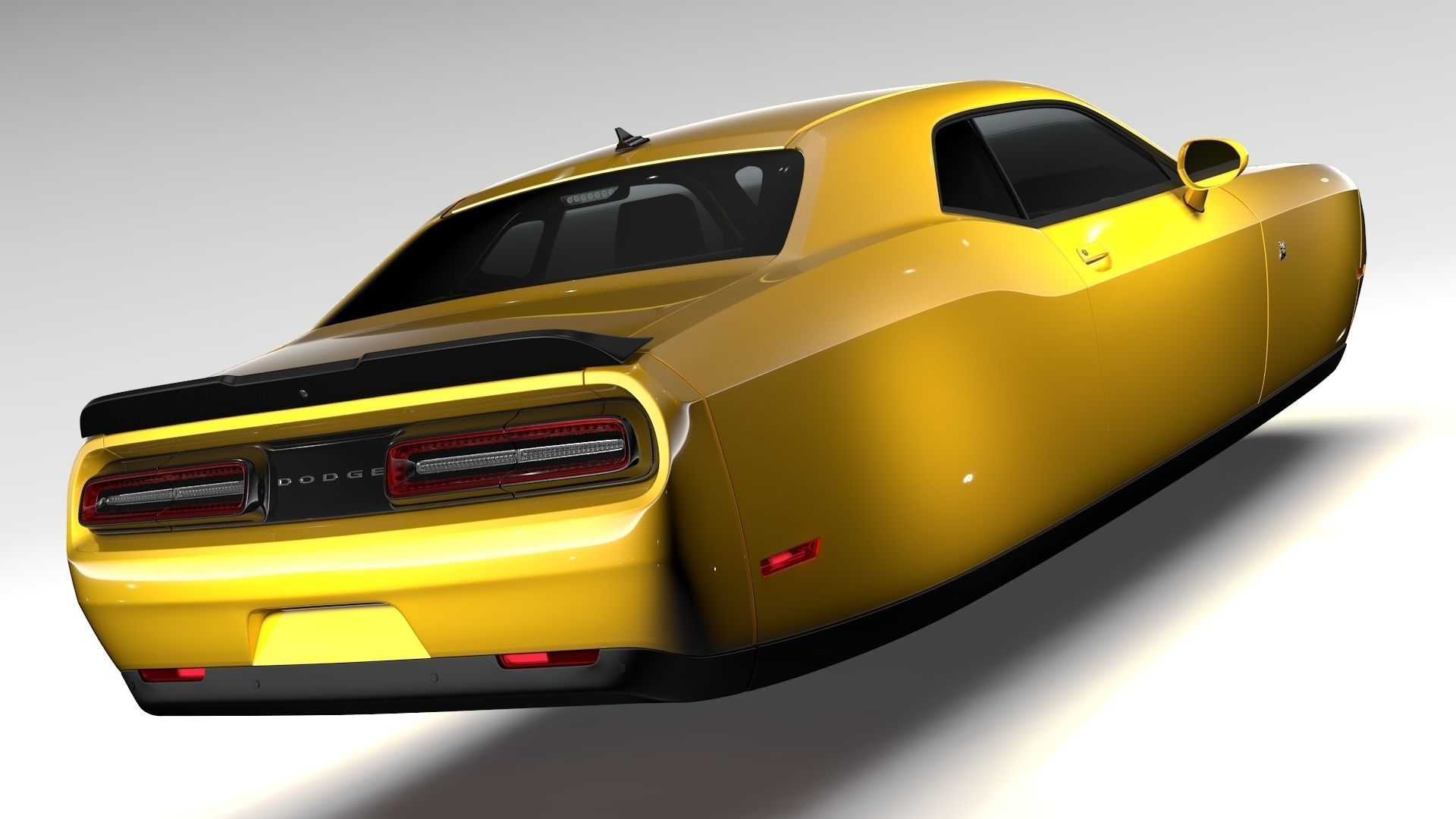2015 Dodge Challenger 392 Shaker LC Flying 3D model_7