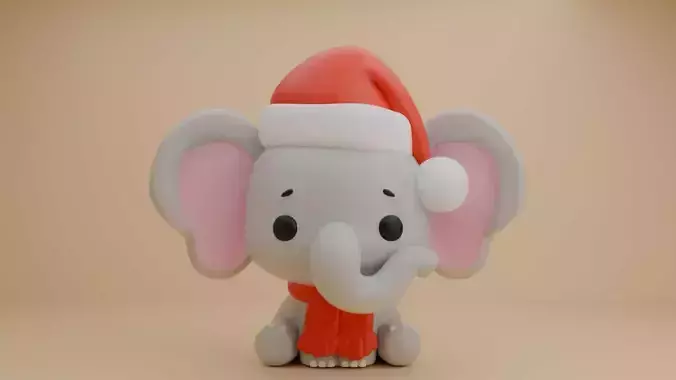 Christmas elephant 07