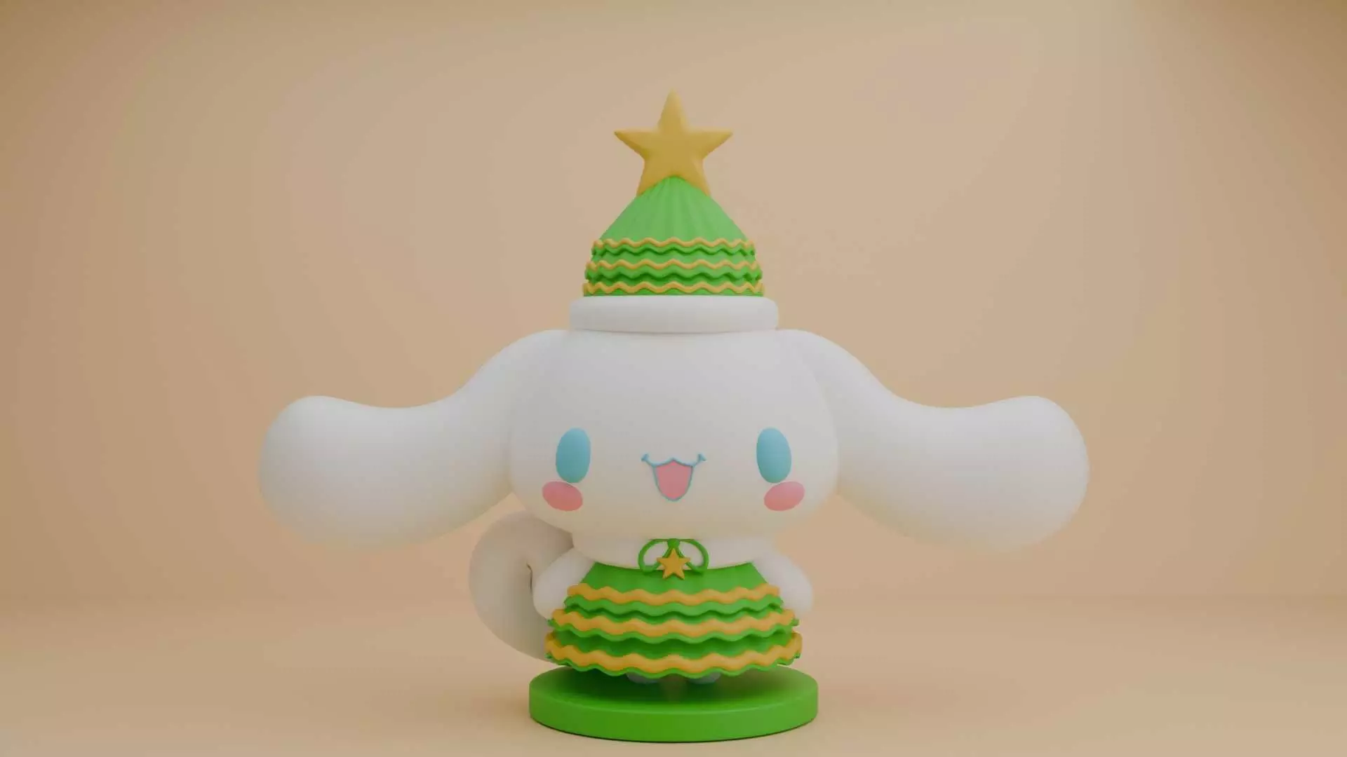 Christmas sanrio cinnamoroll 29 3D print model