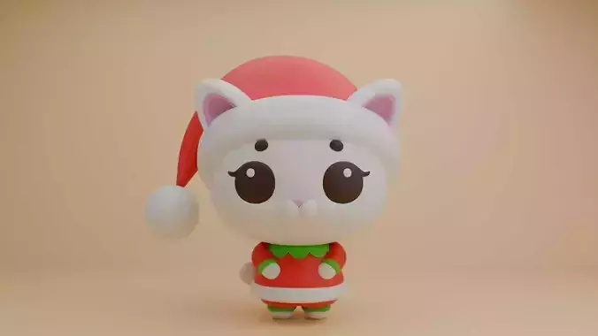 Christmas cat 95