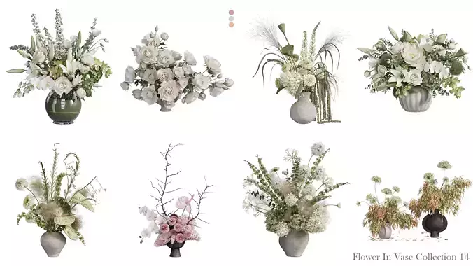 Flower In Vase Collection 14