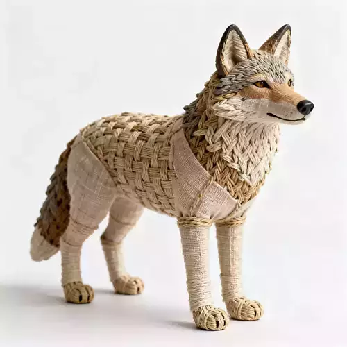 Wolf sculpture