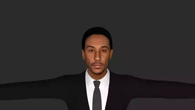 Ludacris Hyper Realistic Full Body Fully Rigged 3D Character