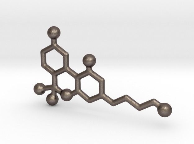 THC - Molecules 3D print model