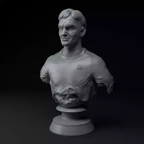 Roger Federer Premium 3D Bust STL