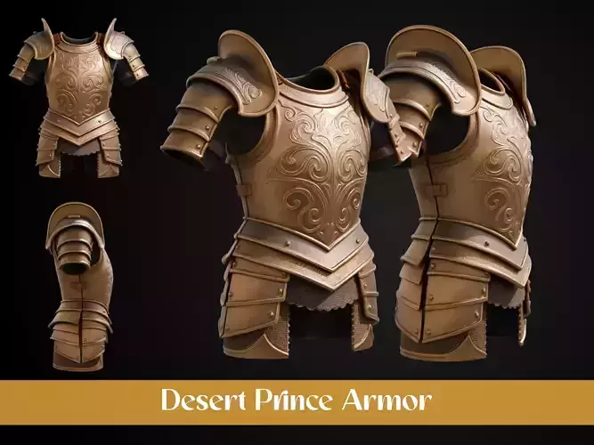 Stylized Persian Armor - Desert Prince