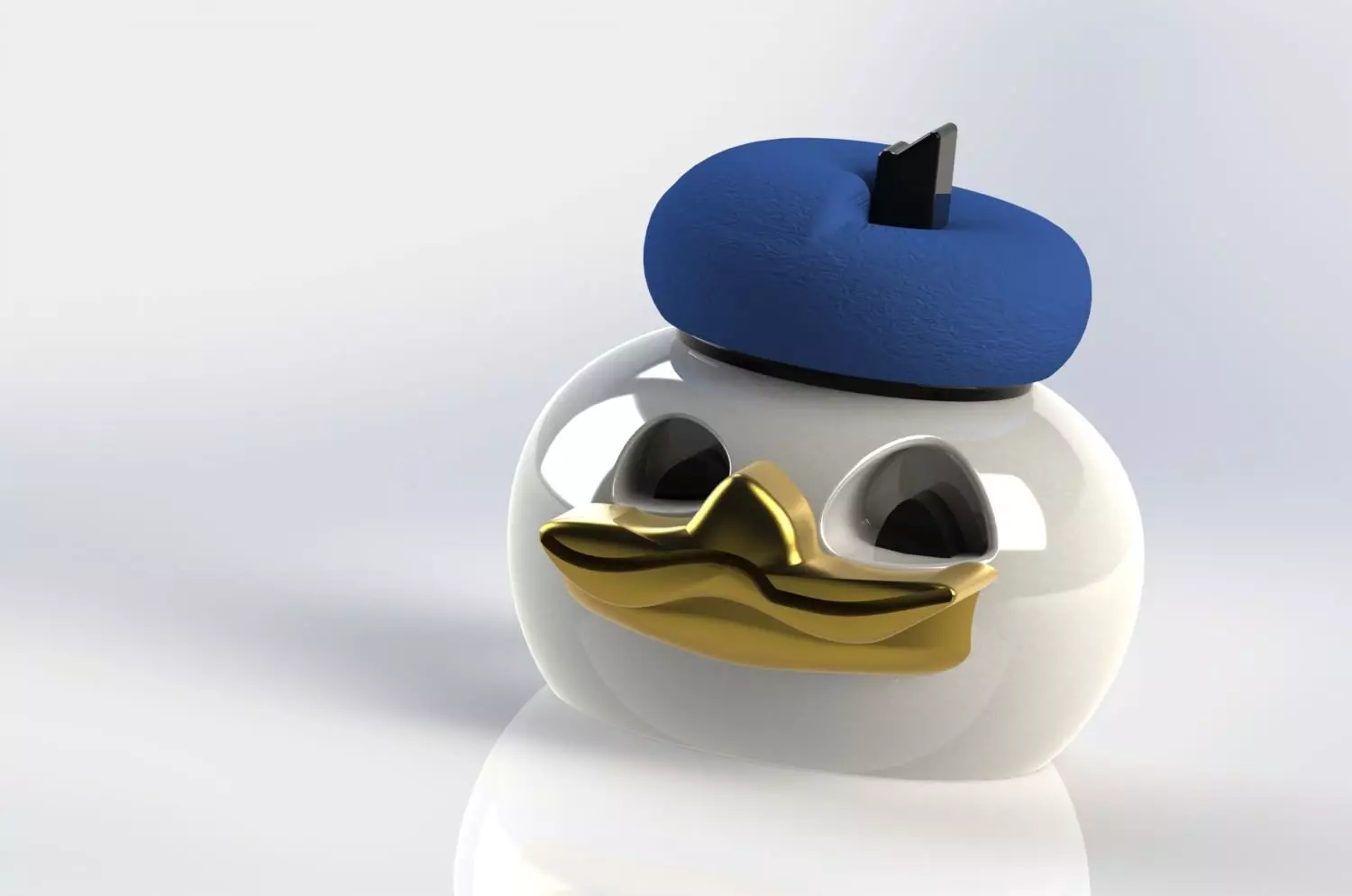duck mem 3D print model