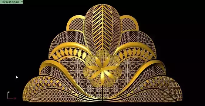 Multiple pieces fusion cut tiara