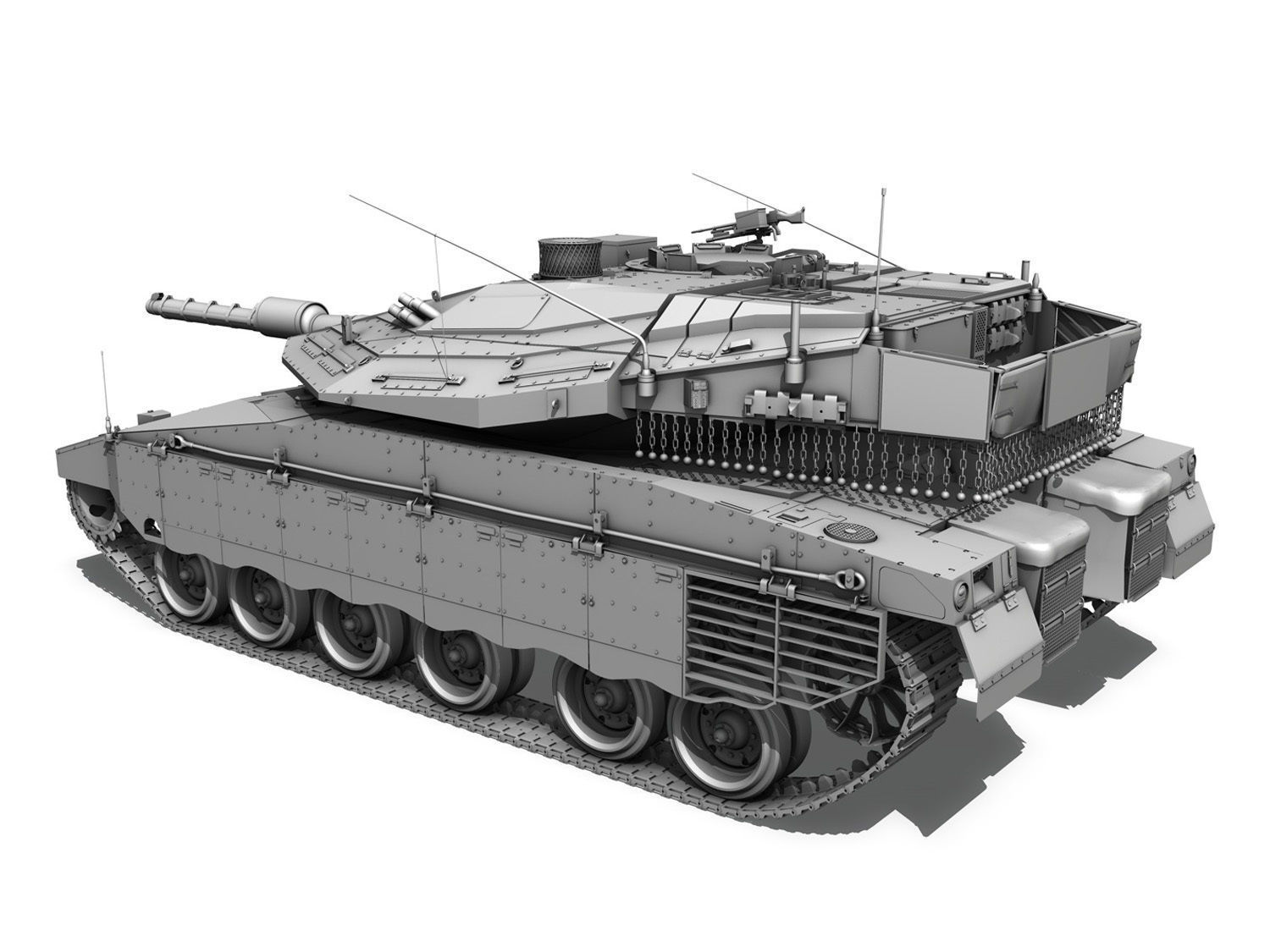 Merkava IV - Spear Edge Company 3D model_12