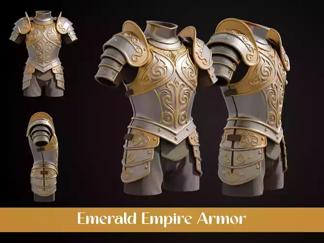 Stylized Persian Armor - Emerald Empire