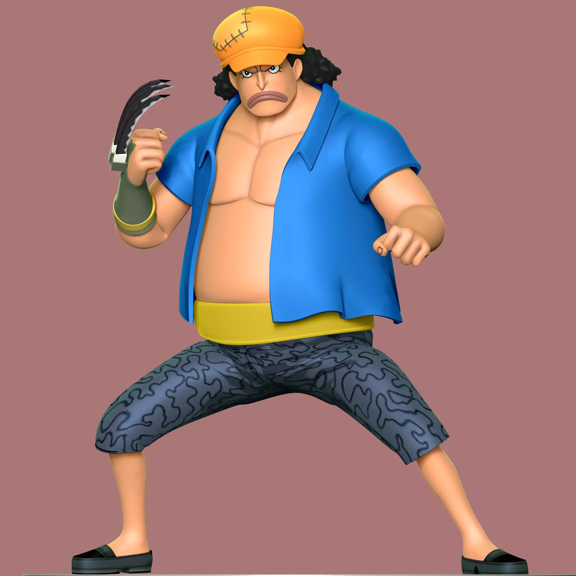 Marshall D Teach Young - One Piece 3D print model