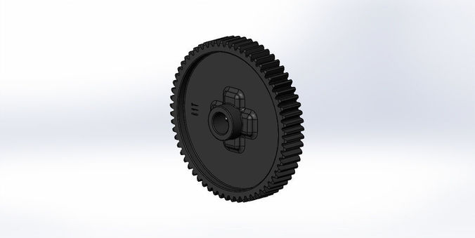 Tamiya TT-01 E Spur Gear 61T 3D print model