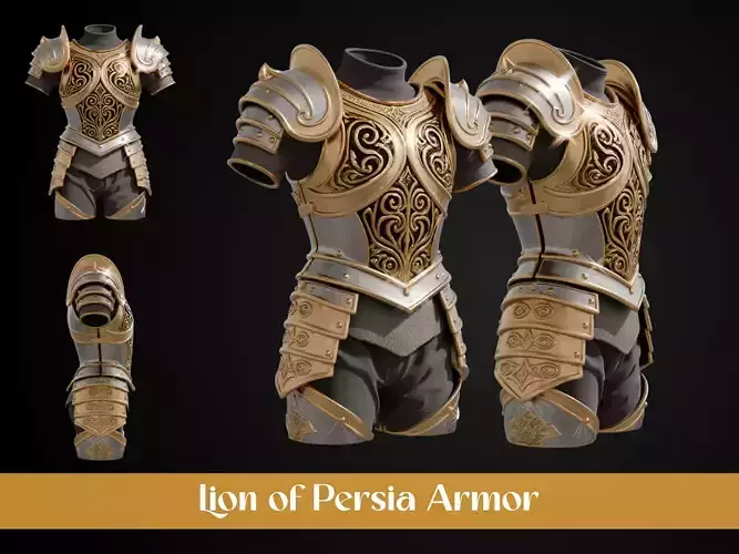 Stylized Persian Armor - Lion of Persia