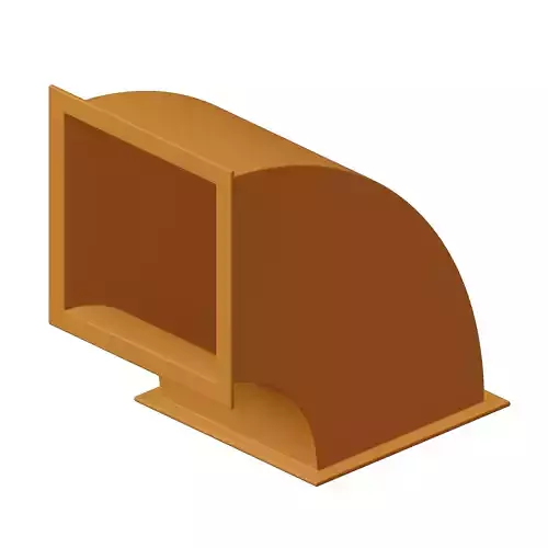 Plastic Square Elbow Duct Toy