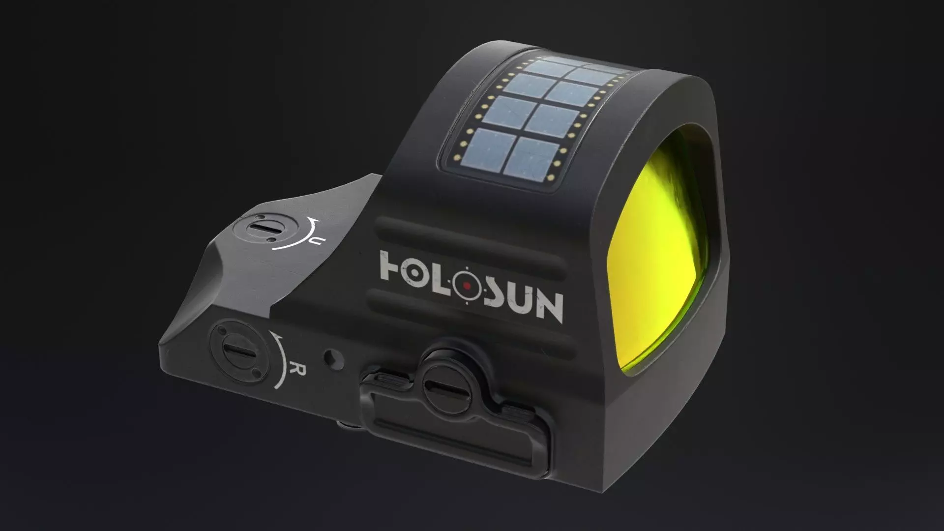 Holosun Holosun HS507C-X2 red dot sight Low-poly 3D model