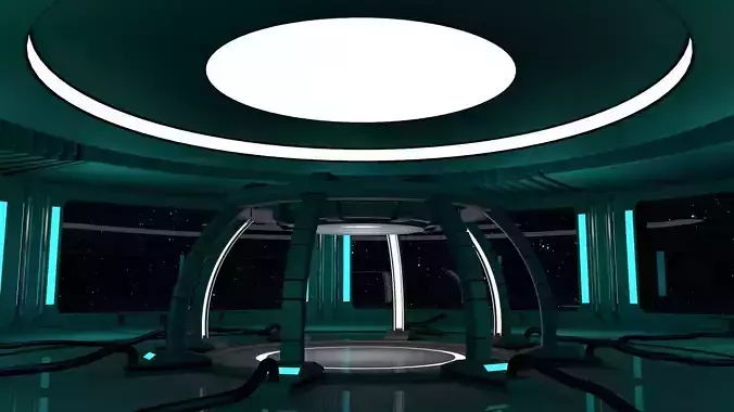 Sci Fi Interior 3D model