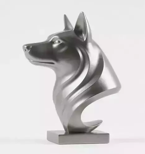 Dog sculpture