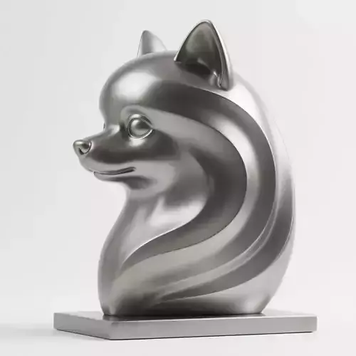 Dog sculpture