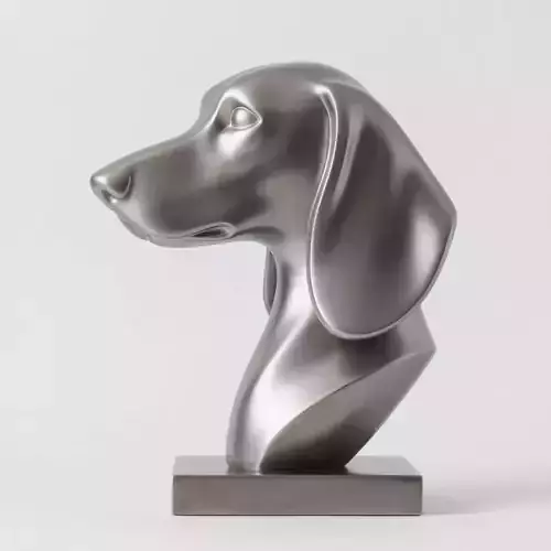 Dog sculpture